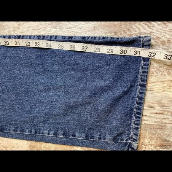 Vintage Calvin Klein Wide Leg Button Fly Jeans - Picture 9 of 11